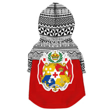 Sila Tonga Dog Hoodies-Athletic Dog Zip-Up Hoodie - AOP-Atikapu