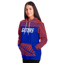 Polynesian Design Pullover Hoodie - Florida Gators-Fashion Hoodie - AOP-Atikapu