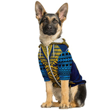 Los Angeles Chargers Dog Hoodies-Athletic Dog Zip-Up Hoodie - AOP-Atikapu