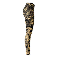 Polynesian Design Leggings Atikapu 00258-Leggings - AOP-Atikapu