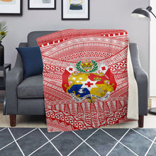 Tongan Design - Sila Tonga Microfleece Blankets-Premium Microfleece Blanket - AOP-Atikapu