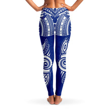 Mix Polynesian Design Leggings-Leggings - AOP-Atikapu