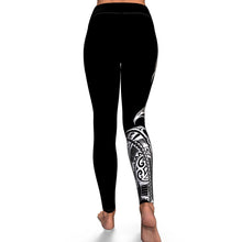 Polynesian Design 8 High Waist Leggings-Yoga Leggings - AOP-Atikapu
