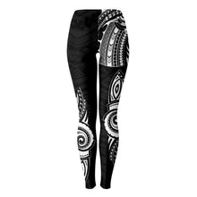 Mix Polynesian Design Leggings 1-Leggings - AOP-Atikapu