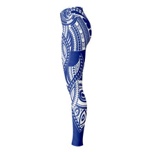 Mix Polynesian Design Leggings-Leggings - AOP-Atikapu