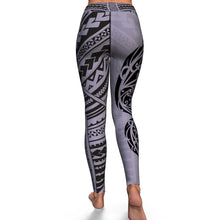 Polynesian Design 00261 High Waist Leggings-Yoga Leggings - AOP-Atikapu