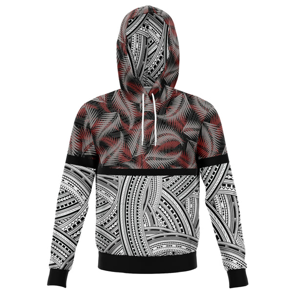 Polynesian Design Pullover Hoodie - Atikapu 00291-Fashion Hoodie - AOP-Atikapu