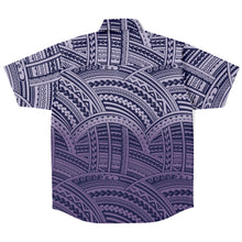 Polynesian Design Collar Shirt Atikapu 00289-Short Sleeve Button Down Shirt - AOP-Atikapu