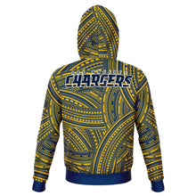Los Angeles Chargers Hoodies - Polynesian Design Chargers Hoodies-Fashion Hoodie - AOP-Atikapu
