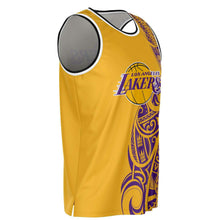 Los Angeles Lakers Basketball Jersey Gold