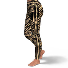 Polynesian Design 00250 High Waist Leggings-Yoga Leggings - AOP-Atikapu