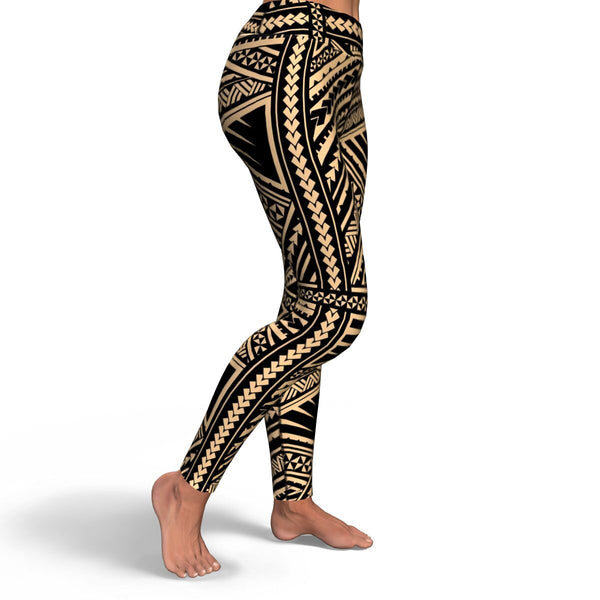Polynesian Design 00250 High Waist Leggings-Yoga Leggings - AOP-Atikapu