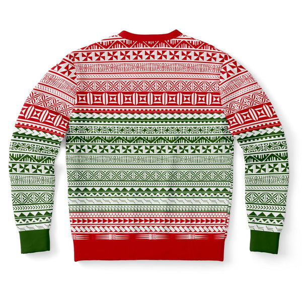 Polynesian Design Christmas Sweatshirt