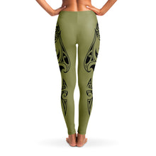 Maori Design Leggings Camo Green-Leggings - AOP-Atikapu
