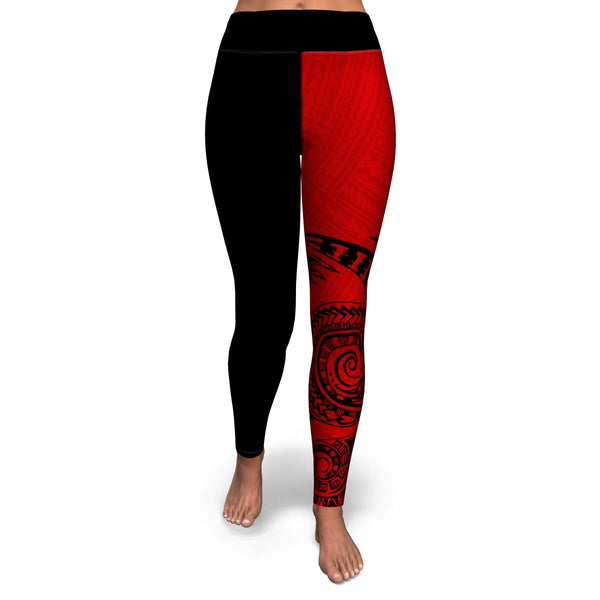 Polynesian Design 00249 High Waist Leggings-Yoga Leggings - AOP-Atikapu