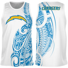 Los Angeles Chargers Basketball Jersey White