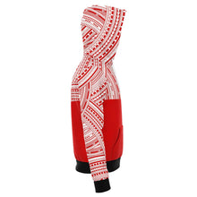 Polynesian design Red Hoodies-Fashion Hoodie - AOP-Atikapu