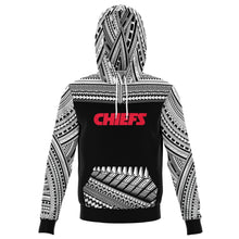 Polynesian Design Pullover Hoodie - Kansas City Chiefs-Fashion Hoodie - AOP-Atikapu