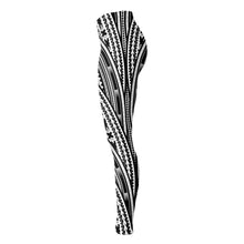 Atikapu Polynesian Design Leggings-Leggings - AOP-Atikapu