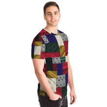 Polynesian Design Retro Patchwork T-shirts - Atikapu 00247-Pocket T-shirt - AOP-Atikapu
