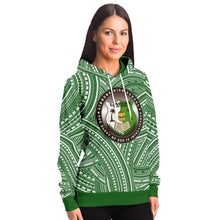 Liahona High School Hoodies Green/White-Fashion Hoodie - AOP-Atikapu
