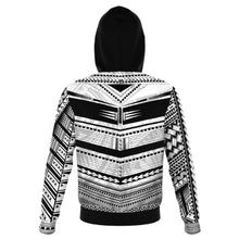 Atikapu Black Pullover Hoodie-Fashion Hoodie - AOP-Atikapu
