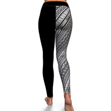High Waist Leggings Polynesian Design 00112-Yoga Leggings - AOP-Atikapu