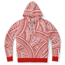 Polynesian Design Hoodies Red
