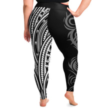 Polynesian Design Plus Size Leggings Atikapu 00277-Plus Size Legging - AOP-Atikapu
