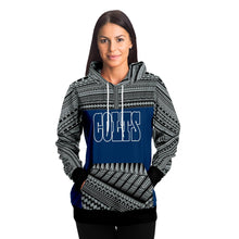 Polynesian Design Pullover Hoodie - Indianapolis Colts-Fashion Hoodie - AOP-Atikapu