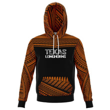Polynesian Design Pullover Hoodie - Texas Longhorns-Fashion Hoodie - AOP-Atikapu