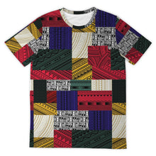 Polynesian Design Retro Patchwork T-shirts - Atikapu 00247-Pocket T-shirt - AOP-Atikapu