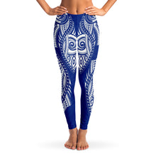 Mix Polynesian Design Leggings-Leggings - AOP-Atikapu
