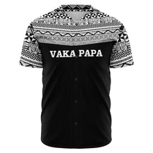 Vaka Papa Shirt - Black-Baseball Jersey - AOP-Atikapu