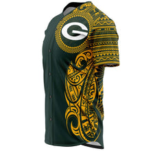 Green Bay Packers Baseball Jersey Green