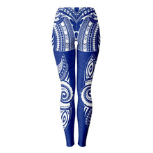 Mix Polynesian Design Leggings-Leggings - AOP-Atikapu