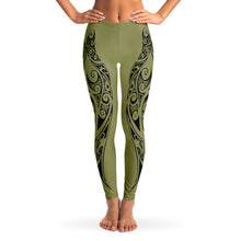 Maori Design Leggings Camo Green-Leggings - AOP-Atikapu