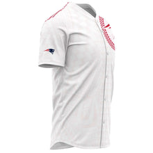 New England Patriots Baseball Jersey White