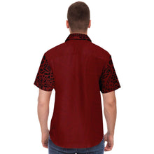 Polynesian Design Collar Shirt - Atikapu 00308-Short Sleeve Button Down Shirt - AOP-Atikapu