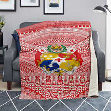 Tongan Design - Sila Tonga Microfleece Blankets-Premium Microfleece Blanket - AOP-Atikapu