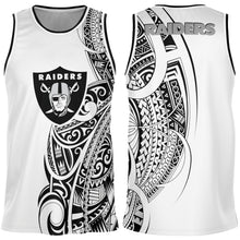 Las Vegas Raiders Basketball Jerseys White