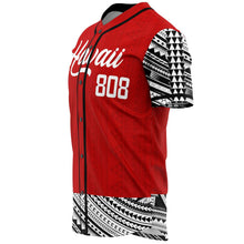 Hawaii 808 Baseball Jersey-Baseball Jersey - AOP-Atikapu