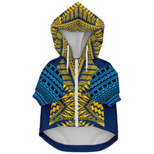 Los Angeles Chargers Dog Hoodies-Athletic Dog Zip-Up Hoodie - AOP-Atikapu