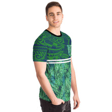 Polynesian Leaves Pocket T-shirts-Pocket T-shirt-Atikapu