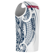 New England Patriots Basketball Jerseys White