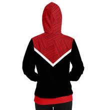 Polynesian Design Hoodies Red/Black - Atikapu 00318-Fashion Hoodie - AOP-Atikapu