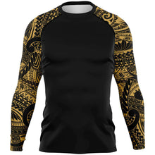 Polynesian Design Long Sleeve Rashguard