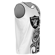 Las Vegas Raiders Basketball Jerseys White