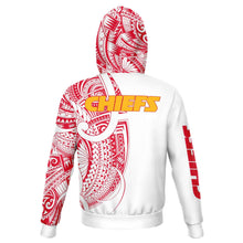 Kansas City Chiefs Hoodies - Polynesian Design Chiefs Hoodie White-Fashion Hoodie - AOP-Atikapu