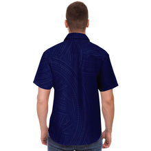 Polynesian Design Collar Shirt - Atikapu 00307-Short Sleeve Button Down Shirt - AOP-Atikapu